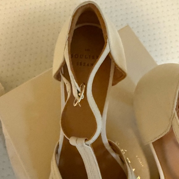 Sezane Hortense High Sandals White Women's Heels - Picture 12 of 15